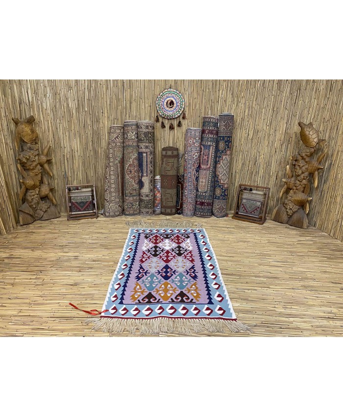 Handmade Turkish Kayseri Acrylic Original Kilim – FREE SHIPPING..!